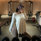 REYNA GYM CLOTHES LOOSE BACK LONG SLEEVE YOGA CLOTHES TRAINING QUICK-DRYING RUNNING TOP TO COVER THE BELLY AND SHOW THE BUTTOCKS BLOUSE WOMEN