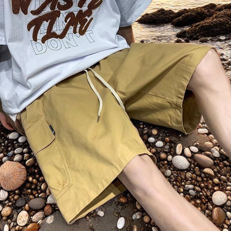 中裤夏天薄款运动五分裤子百搭潮流美式休闲短裤男士夏季新款宽松