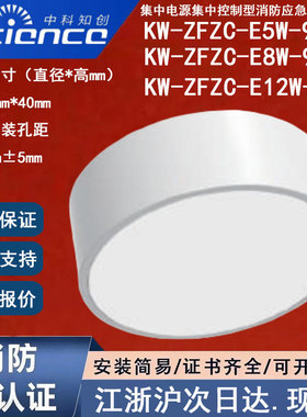 正品中科知创KW-ZFZC-E5W-925中科知创应急灯具照明灯吸顶筒灯5瓦
