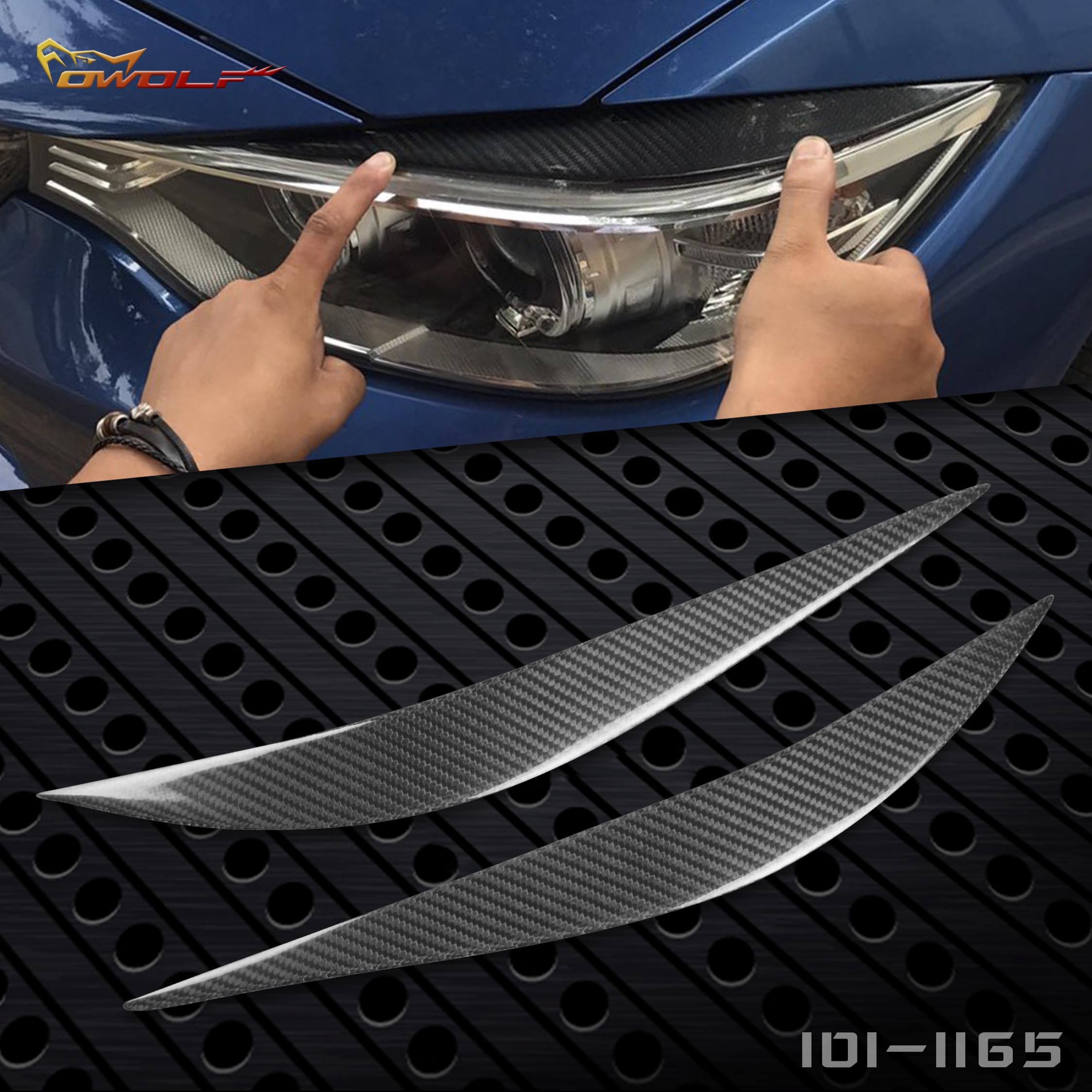 宝马f32 f33 f36 f82 f83 m4 f80 m3碳纤维改装灯眉14-18年一对装