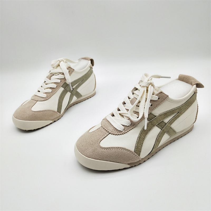 断码处理2025新款真皮牛皮圆头平底交叉绑带拼色时尚休闲阿甘鞋