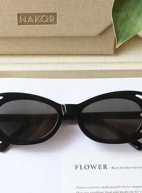 防紫外线甜美女士椭圆形太阳镜