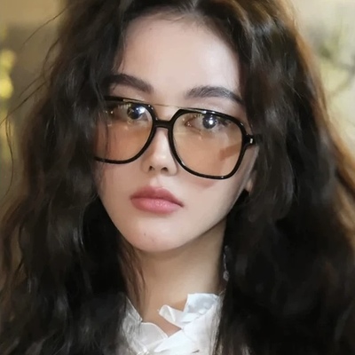 宋佳同款杨树林双梁飞行员式大框太阳眼镜女欧美茶系防紫外线墨镜