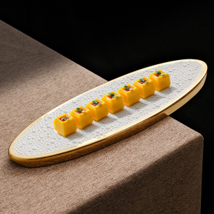 创意酒店特色分子料理意境菜餐具餐厅个性冷菜凉菜异形融合菜盘子