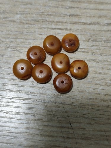 天然琥珀蜜蜡波罗的海老蜜蜡算盘珠散珠隔珠隔片一片价
