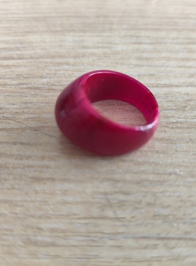 中东蜜蜡玫瑰紫雪山戒指时尚饰品