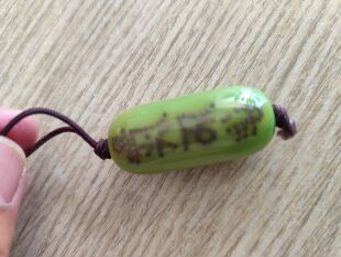 中东蜜蜡绿雪山镶银项链吊坠挂件男女款饰品民族风勒子