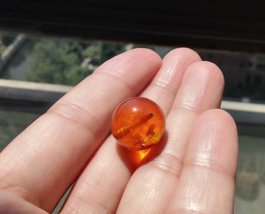 diy天然琥珀蜜蜡大颗粒散珠特价