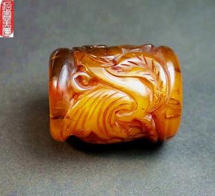 西藏带证书路路通古董老蜜蜡特价