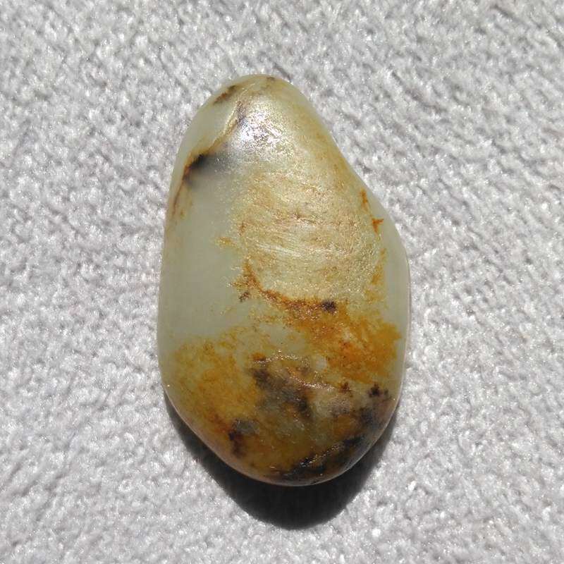 玉饰传奇新疆和田白玉籽料吊坠天然黄沁秋梨皮玉石原石手串手链