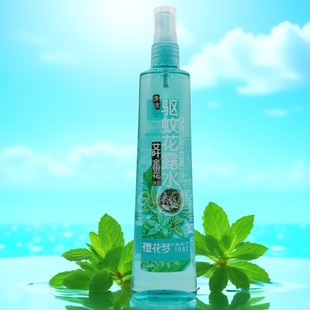 涂抹185ml 樱花梦驱蚊花露水艾叶金银花清凉避蚊胺趋避蚊虫夏季