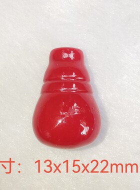 藏式佛头三通珊瑚红文玩菩提金刚星月108颗佛珠手串手链diy配饰件