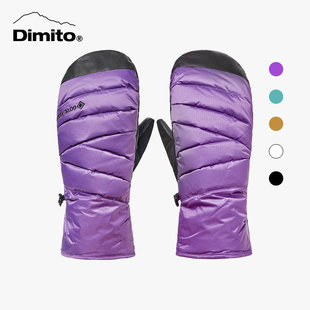 ACE雪具W24 DIMITO男女款单板户外滑雪羽绒保暖滑雪手套46F039