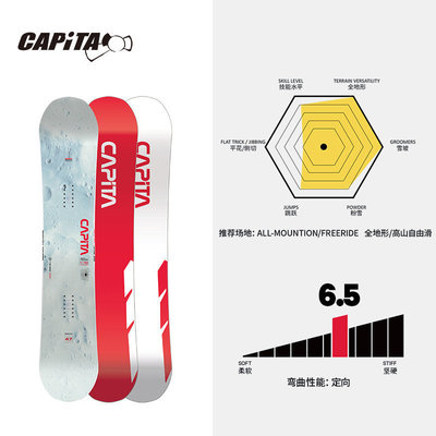 ACE雪具W24 CAPITA男女款单板滑雪板进阶中级全地形滑雪MERCURY