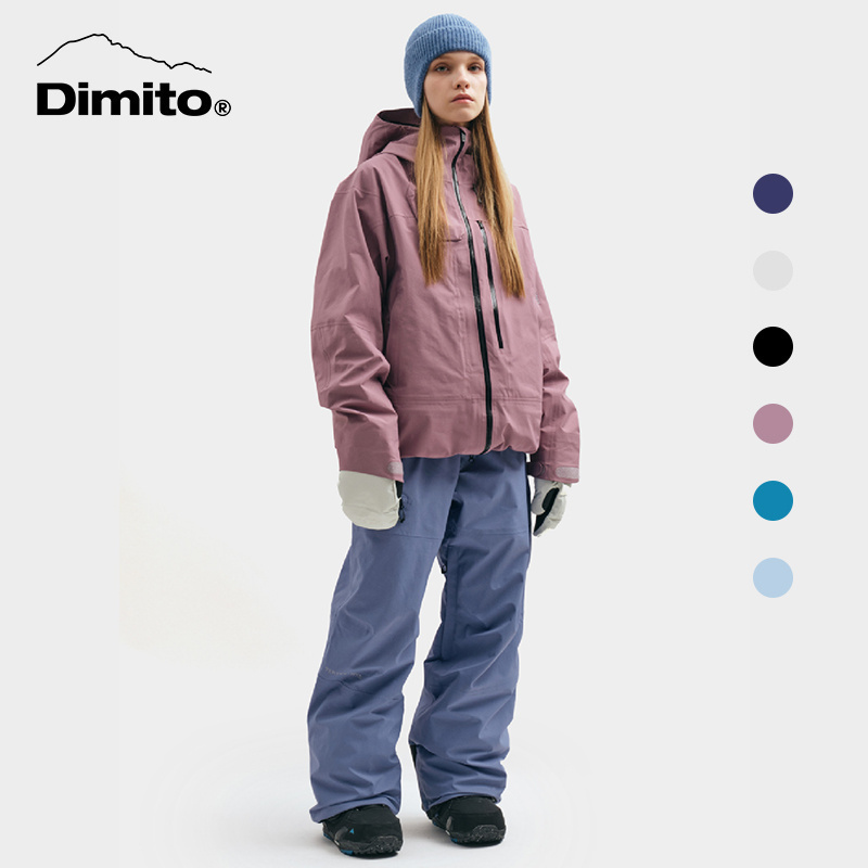 DIMITO外滑高防水单板滑雪服雪裤