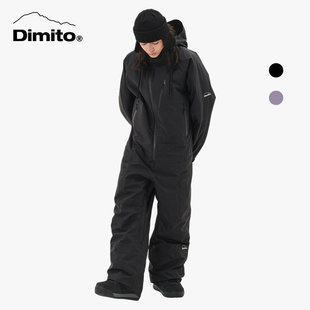 ACE雪具W25 DIMITO男女款防水防风透气连体滑雪服apex jumpsuit