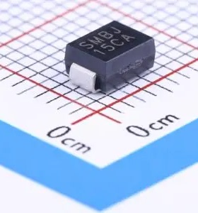 SMBJ15CA DO-214AA(SMB) 双向TVS 15V截止 峰值浪涌电流：24.6A@1