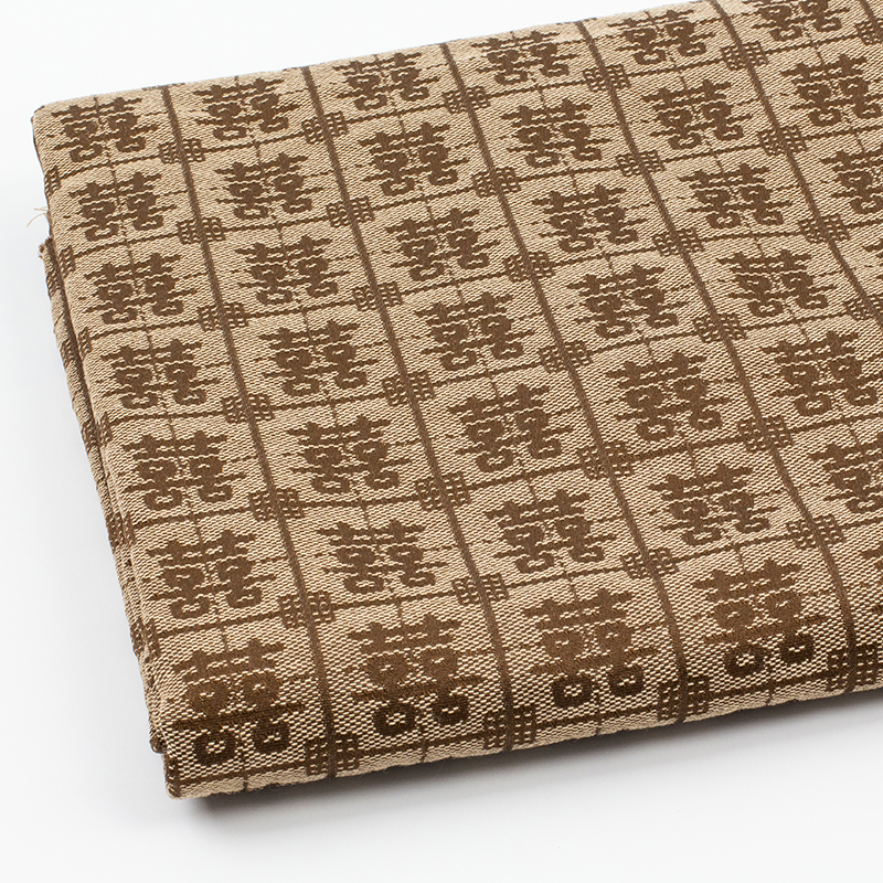 面料服装中国风喜字布提花高档