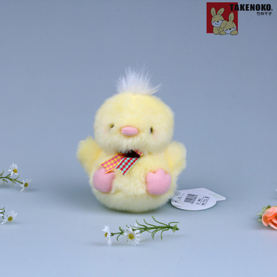 takenoko新品黄色小鸡公仔玩具