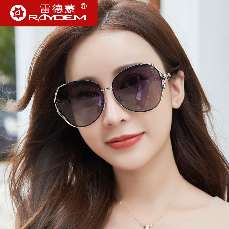 2025年新款墨镜女士夏季圆脸偏光太阳镜潮流眼睛防紫外线大脸显瘦