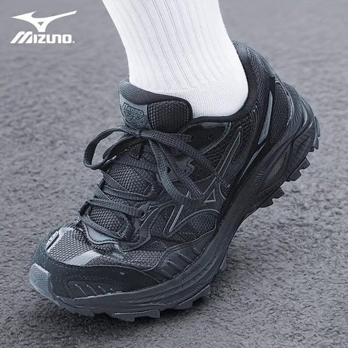 Mizuno美津浓官方男鞋 RACER ADV 户外山系复古减震跑步鞋轻野鞋