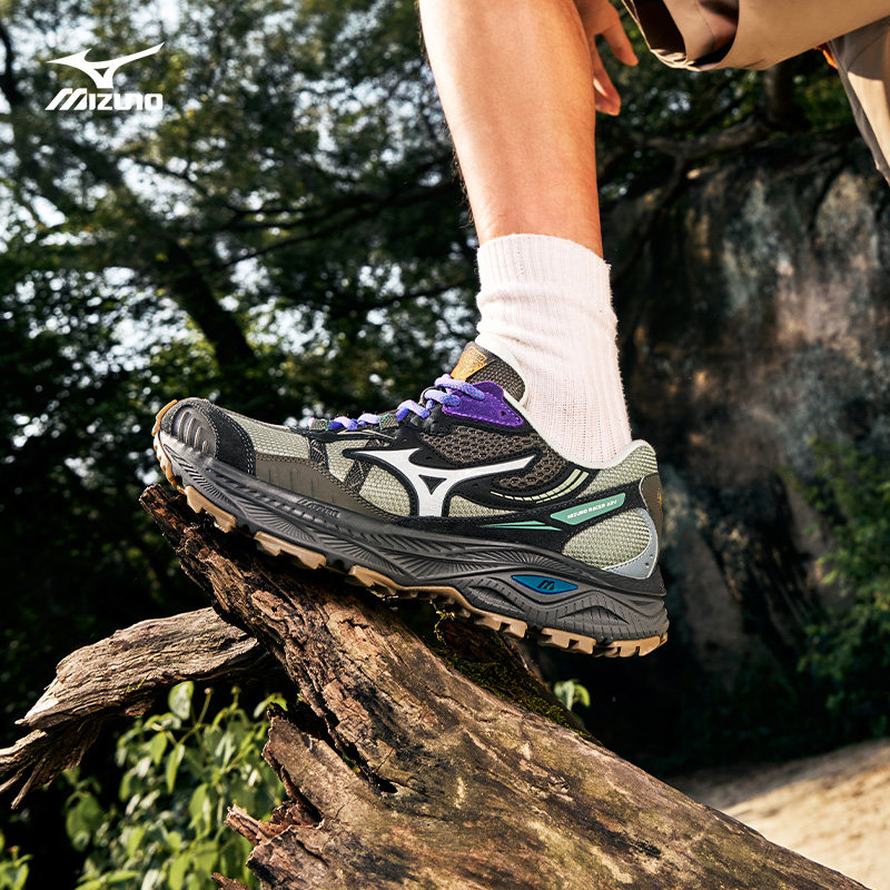 Mizuno美津浓26夏季新款复古潮流山系户外轻野鞋跑步鞋RACER ADV