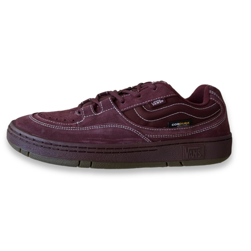 VANS/范斯官方正品男鞋 SPEED LS 酒红色经典防滑耐用低帮休闲鞋