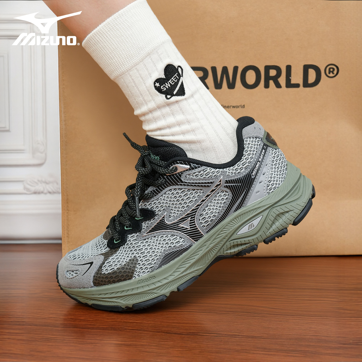 Mizuno美津浓RACERS脏脏跑步鞋