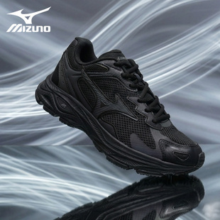 MIZUNO美津浓官方正品Racer S黑武士男女鞋耐磨缓震老爹鞋运动鞋