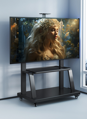 电视移动推车直播落地支架万能通用55 65 75 85 86 110英寸一体机