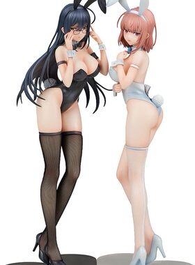 日版ENSOUTOYS正品手办黑兔葵&白兔夏芽1/6兔女郎2个套装特典现货
