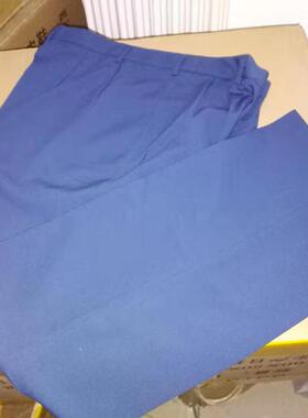 库存05空夏裤绅士商务长裤 天蓝色老式凡立丁 绦丝裤子 男裤 西裤