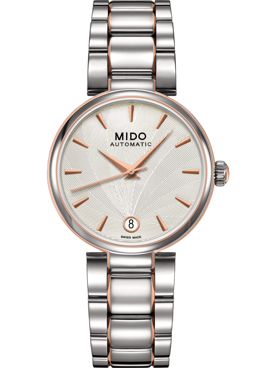 瑞士美度mido贝伦赛丽机械m022.207.22.031.11手表钢带女表