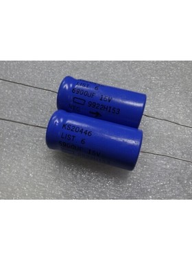 西电胆机轴向电解电容(KS20446) 6900UF/15V
