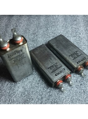古董 美国GUDEMAN 2×0.5UF600V代 0.47UF 铜壳胆机耦合油浸电容