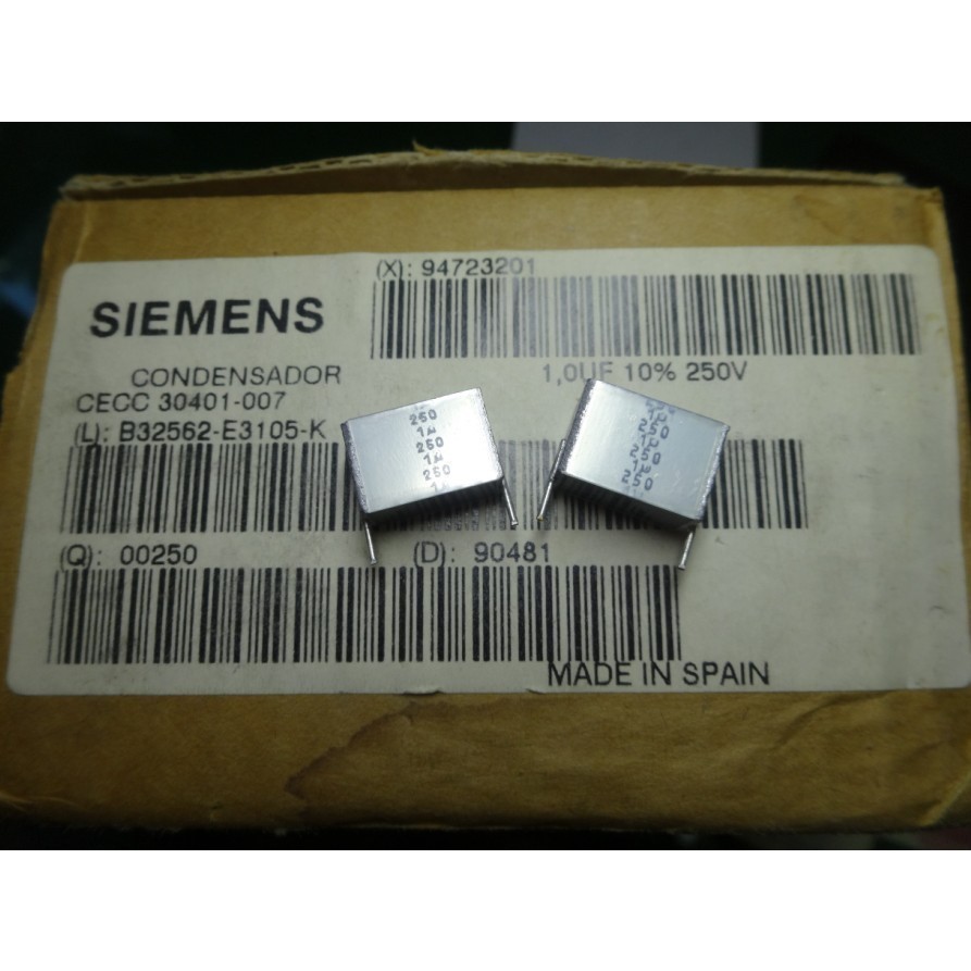 SIEMENS1.0uf/250v1uf1u0f10