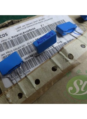 EPCOS 0.0043uf/700vAC替4.7nf 4700pf 4n7 472全新 B32672L8432B