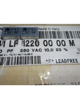 AV R41 0.0022uf/250VAC 2.2nf 2200pf 2n2 222全新薄膜电容10MM