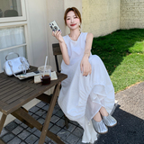 冷淡系白色简约套装裙女2025夏季新款温柔风背心花苞半身裙两件套，女装套装/套裙，浙宝125