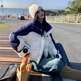 【新款】现货！短款撞色90白鸭绒羽绒服9508-P295-控438，女装羽绒服，浙宝125