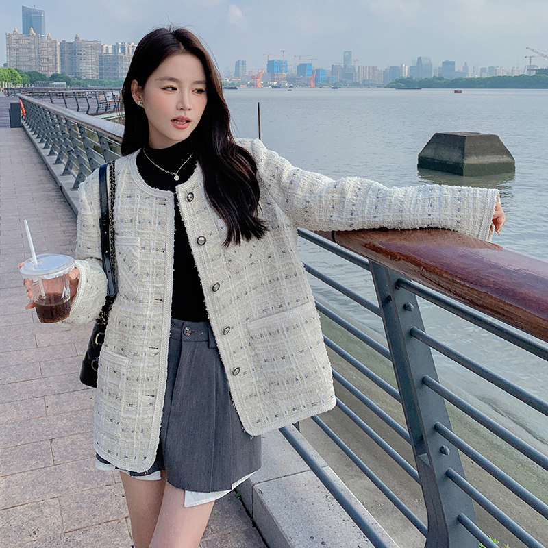 春装新款现货！2025气质小香风外套9215-P145-控198,女装短外套,浙宝125