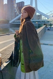 ！大量现货！撞色皮毛一体羊羔毛拼接外套9063-P185-控268，女装短外套，浙宝125