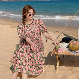 现货主推！2022夏季海边度假拍照ins超火沙滩连衣裙L62-P90-控138，女装连衣裙，浙宝125