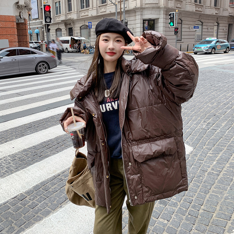 大货已出！新款！东大门韩版连帽羽绒服外套9087-P245-控368,女装羽绒服,浙宝125
