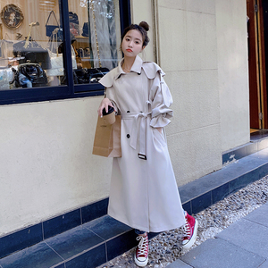 新款现货主推 ！有 2022春新款风衣外套F18-P145-控208,女装风衣,浙宝125