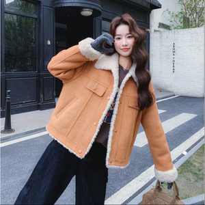 【新款】现货!125-A88 加厚保暖羊羔毛外套 P225控328图片 【新款】现货!125-A88 加厚保暖羊羔毛外套 P225控328图片