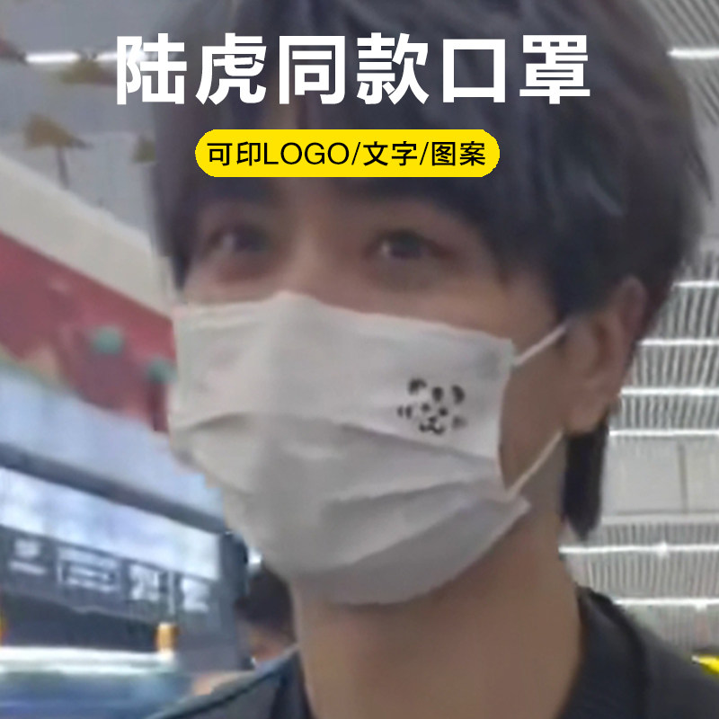 陆虎同款口罩可爱小老虎演唱会口口罩