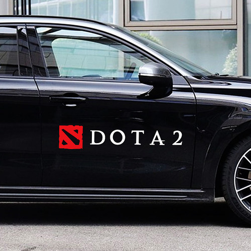 dota2刀斯林ti10战队标志车贴纸
