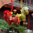 饰过年高档伴手礼挂饰 饰品小马挂件车载香包装 2026新款 马年新年装