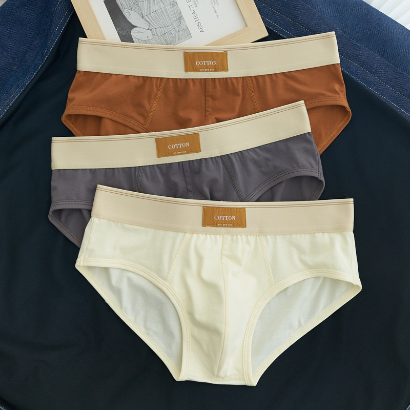 男士三角内裤纯棉性感透气短裤